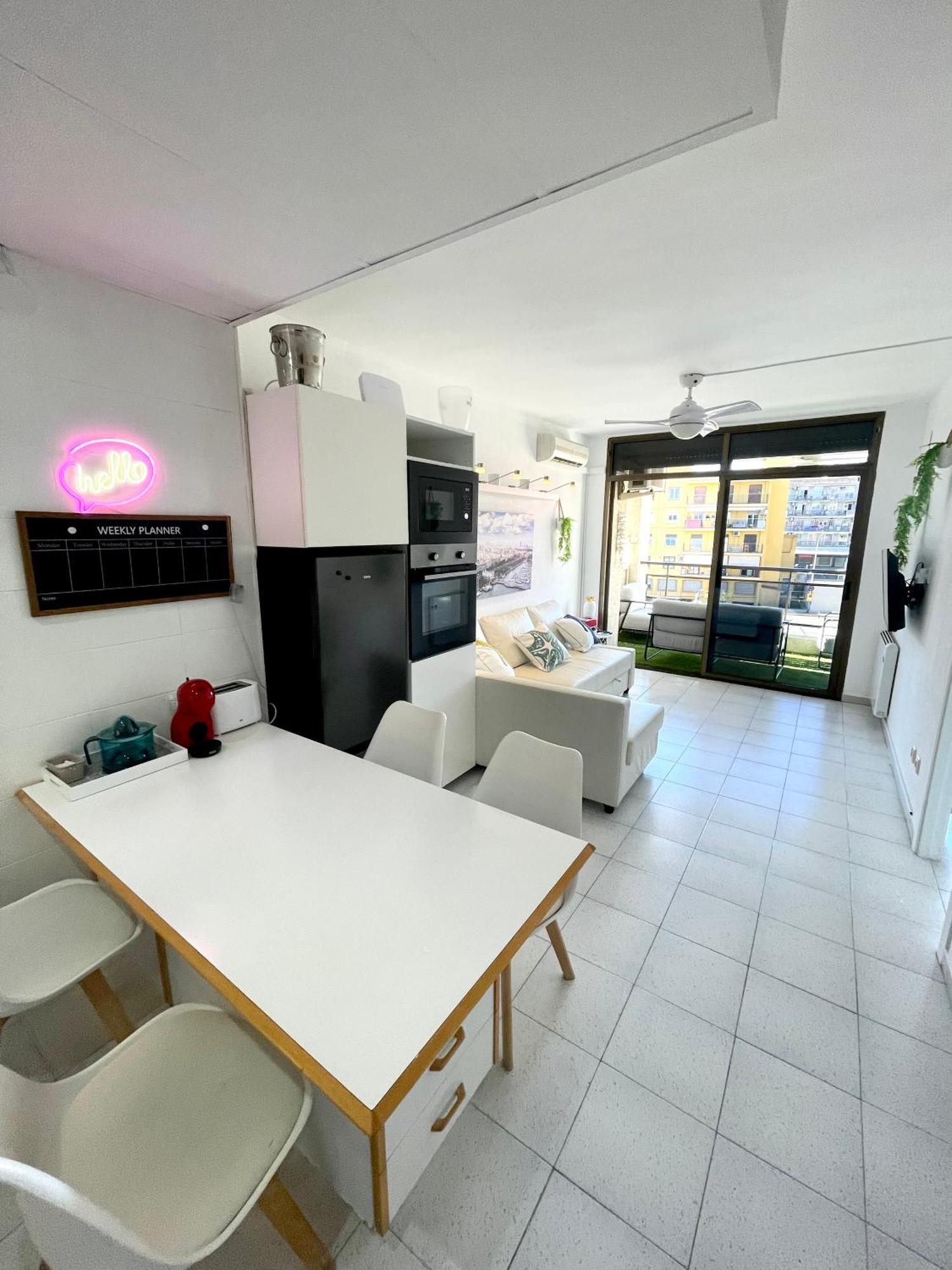 Apartemento Piscina Centro Calella 3 Min Playa Kültér fotó