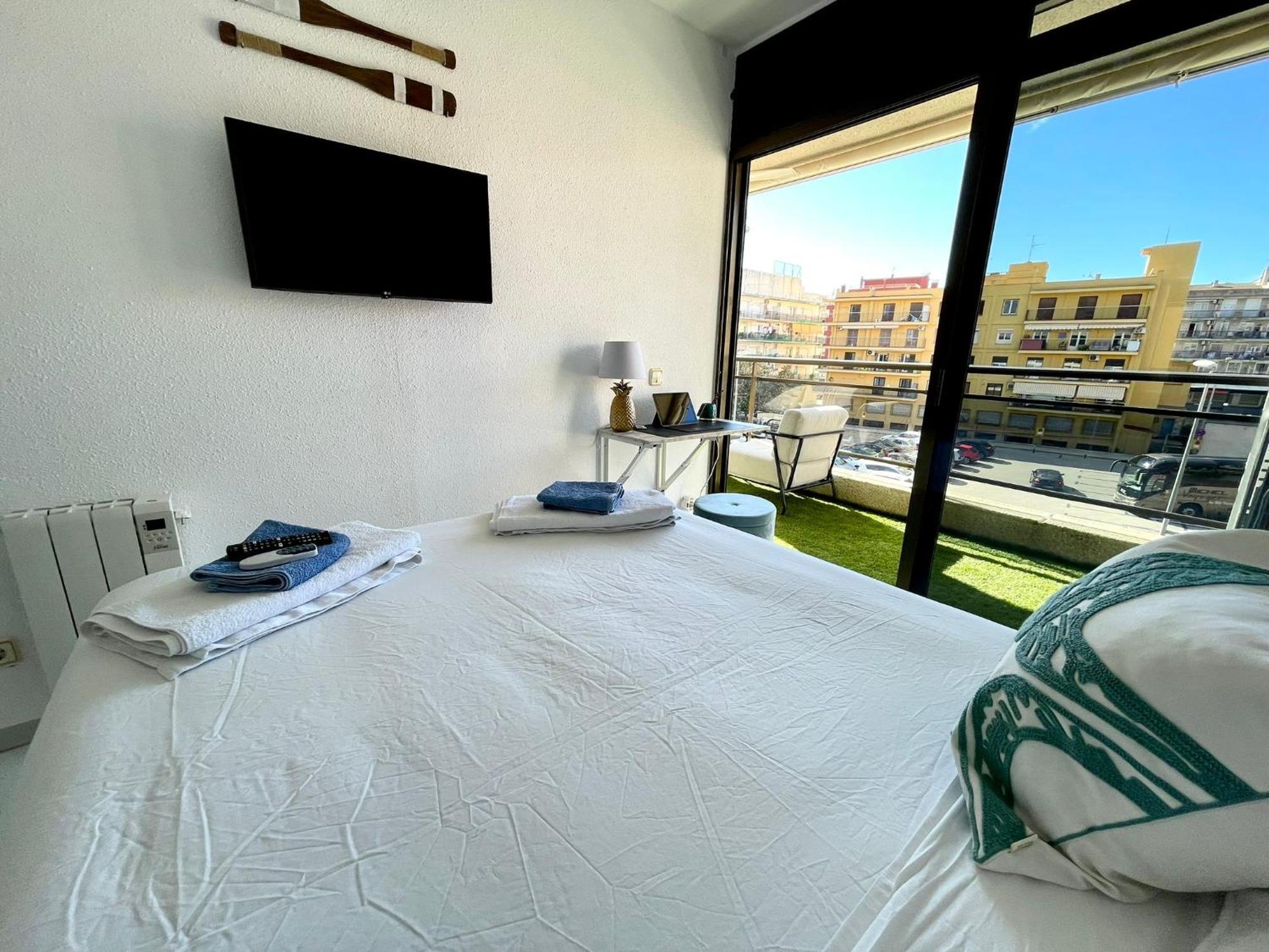 Apartemento Piscina Centro Calella 3 Min Playa Kültér fotó